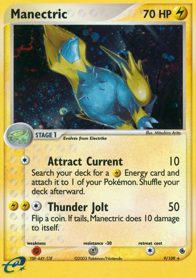 RS: Manectric - 9/109 (Reverse Holofoil)