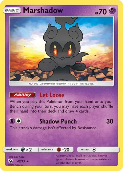 SHL: Marshadow (Reverse Holofoil)