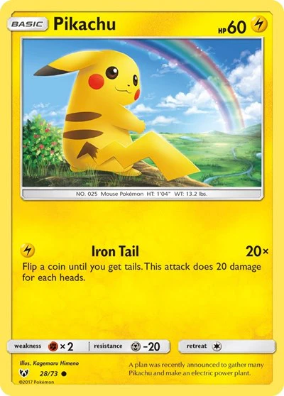 SHL: Pikachu (Reverse Holofoil)