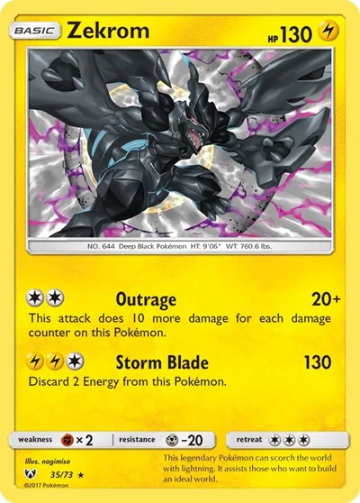 SHL: Zekrom (Reverse Holofoil)