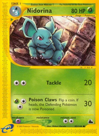 SK: Nidorina (Reverse Holofoil)
