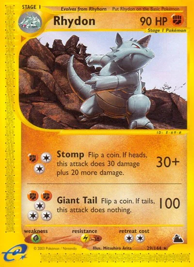 SK: Rhydon (29) (Reverse Holofoil)