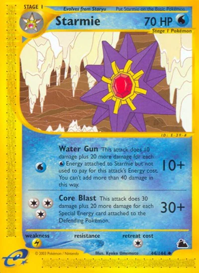 SK: Starmie (44) (Reverse Holofoil)