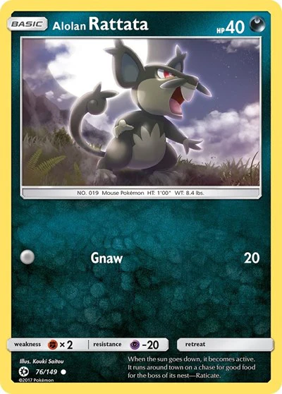 SM01: Alolan Rattata (Reverse Holofoil)