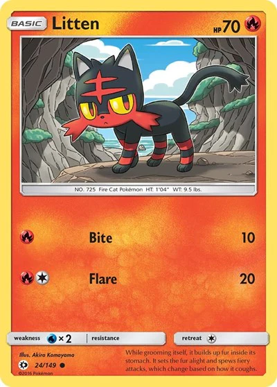 SM01: Litten (Reverse Holofoil)