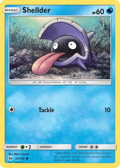 SM01: Shellder (Reverse Holofoil)