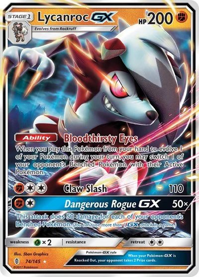 SM02: Lycanroc GX (Holofoil)