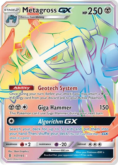 SM02: Metagross GX (Secret) (Holofoil)
