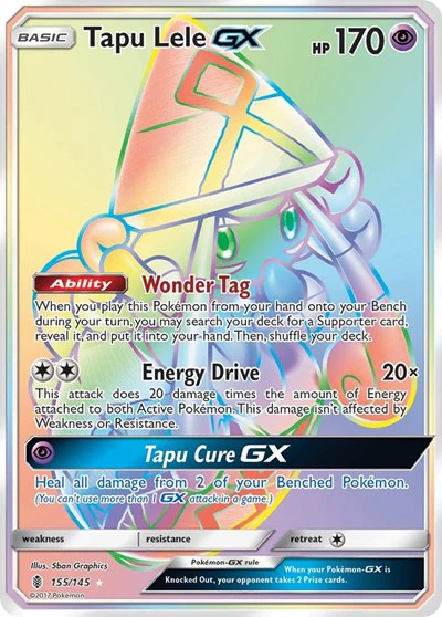 SM02: Tapu Lele GX (Secret) (Holofoil)