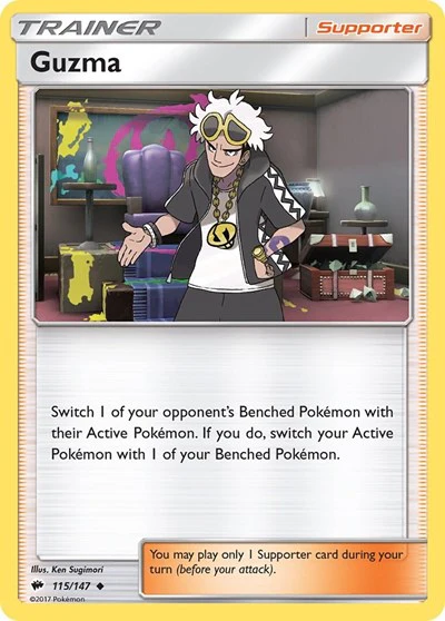 SM03: Guzma (Reverse Holofoil)