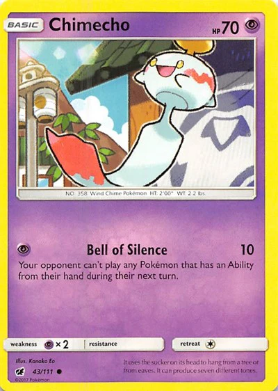 SM04: Chimecho (Reverse Holofoil)