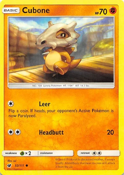SM04: Cubone (Reverse Holofoil)