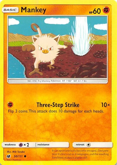 SM04: Mankey (Reverse Holofoil)
