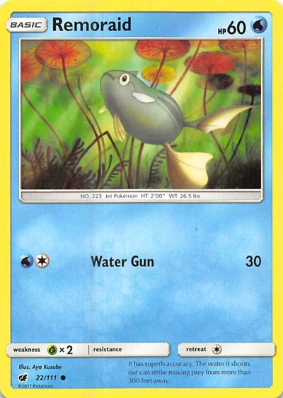 SM04: Remoraid (Reverse Holofoil)