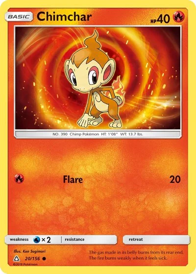 SM05: Chimchar (20) (Reverse Holofoil)