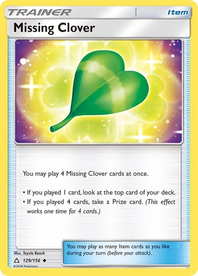 SM05: Missing Clover (Reverse Holofoil)