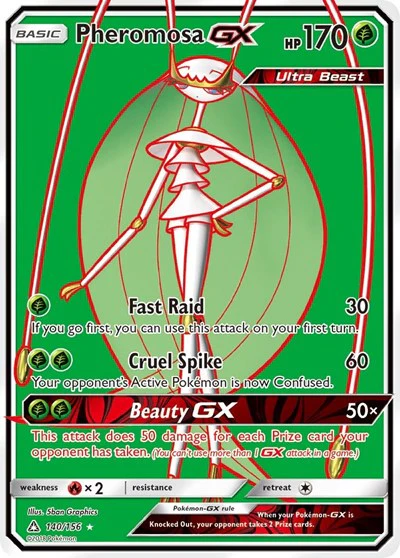 SM05: Pheromosa GX (Full Art) (Holofoil)