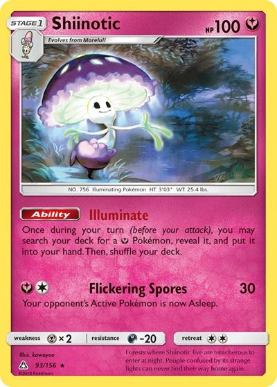 SM05: Shiinotic (Reverse Holofoil)