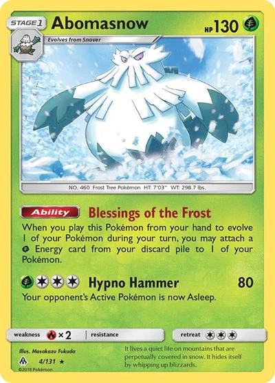 SM06: Abomasnow (Reverse Holofoil)