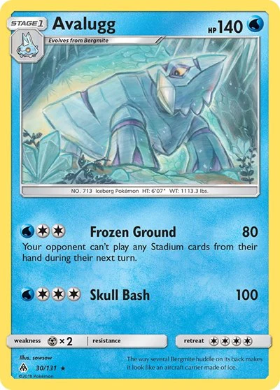 SM06: Avalugg (Reverse Holofoil)