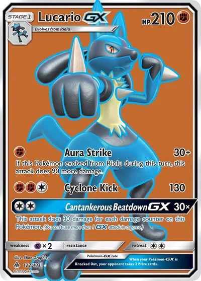 SM06: Lucario GX (Full Art) (Holofoil)