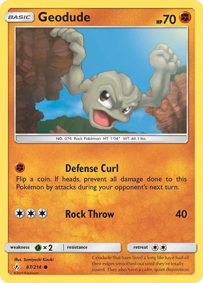 SM10: Geodude (Reverse Holofoil)