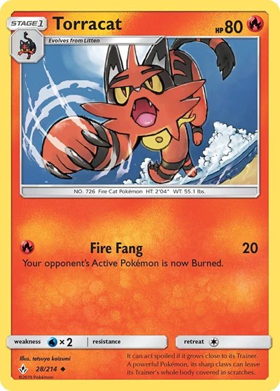 SM10: Torracat (Reverse Holofoil)