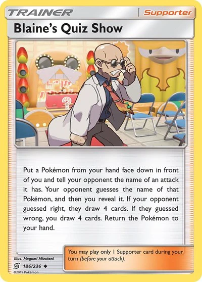 SM11: Blaine's Quiz Show (Reverse Holofoil)