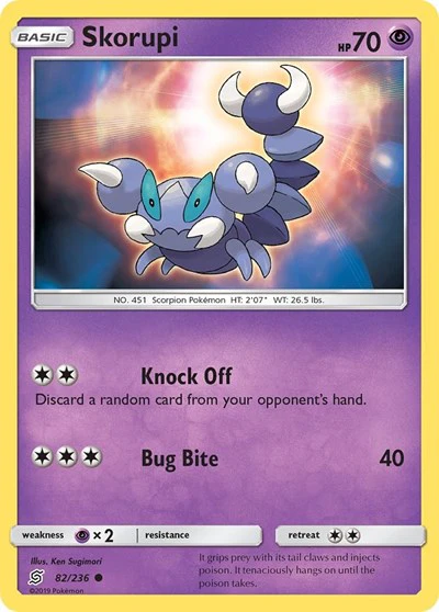 SM11: Skorupi (Reverse Holofoil)
