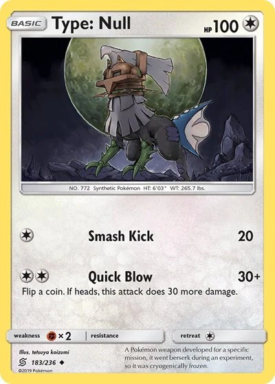 SM11: Type: Null (Reverse Holofoil)