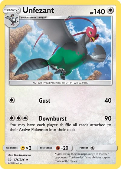 SM11: Unfezant (Reverse Holofoil)