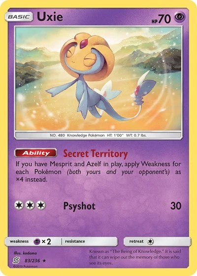 SM11: Uxie (Holofoil)
