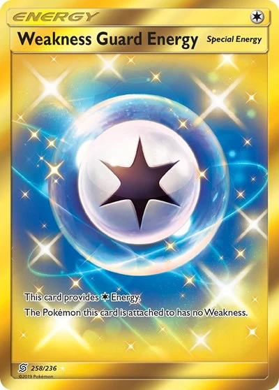 SM11: Weakness Guard Energy (Secret) (Holofoil)