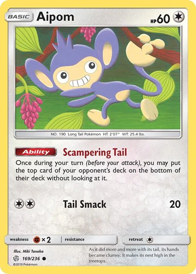 SM12: Aipom (Reverse Holofoil)