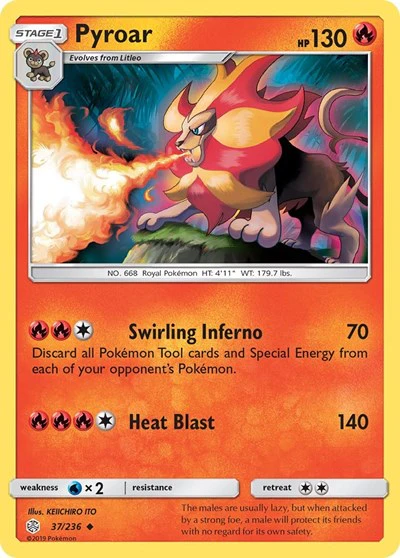 SM12: Pyroar (Reverse Holofoil)