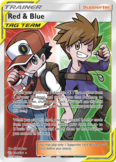 SM12: Red & Blue (Full Art) (Holofoil)