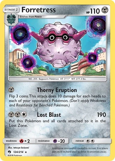 SM8: Forretress (Reverse Holofoil)