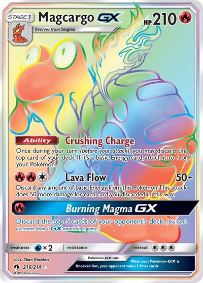 SM8: Magcargo GX (Secret) (Holofoil)
