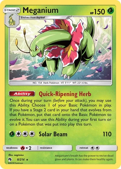 SM8: Meganium (Reverse Holofoil)