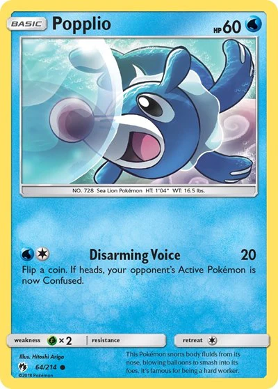 SM8: Popplio (64) (Reverse Holofoil)