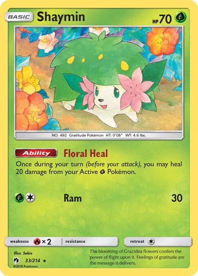 SM8: Shaymin (Reverse Holofoil)