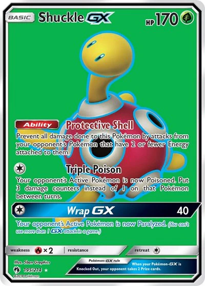 SM8: Shuckle GX (Full Art) (Holofoil)