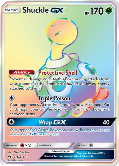 SM8: Shuckle GX (Secret) (Holofoil)