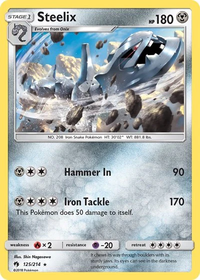 SM8: Steelix (Reverse Holofoil)