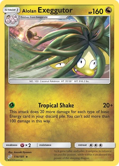 SM9: Alolan Exeggutor (114)