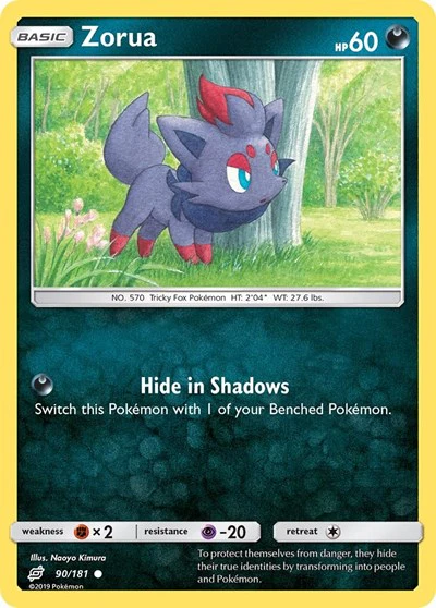 SM9: Zorua (Reverse Holofoil)