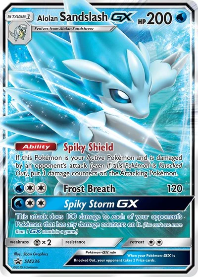 SMP: Alolan Sandslash GX - SM236 (Holofoil)