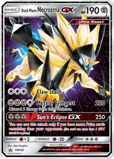 SMP: Dusk Mane Necrozma GX - SM102 (Holofoil)