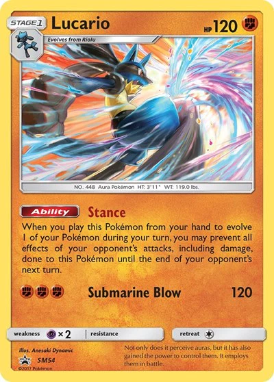 SMP: Lucario - SM54 (Holofoil)