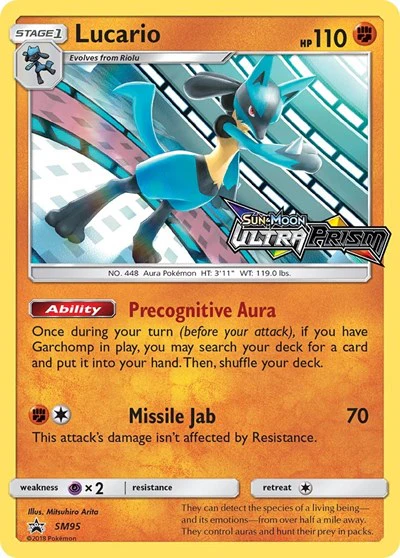 SMP: Lucario - SM95 (Prerelease) (Holofoil)